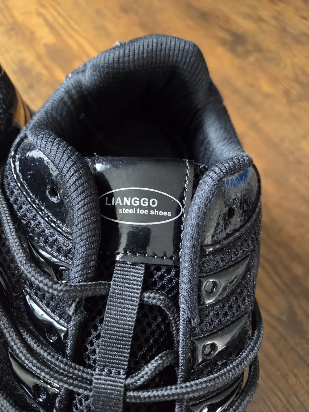 LIANGGO Steel Toe Shoes for Men Composite Toe Safety Sneakers Size US 12